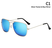 Load image into Gallery viewer, 3136 CARAVAN Style Polarized Square Aviation Sunglasses