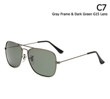 Load image into Gallery viewer, 3136 CARAVAN Style Polarized Square Aviation Sunglasses