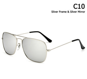 3136 CARAVAN Style Polarized Square Aviation Sunglasses