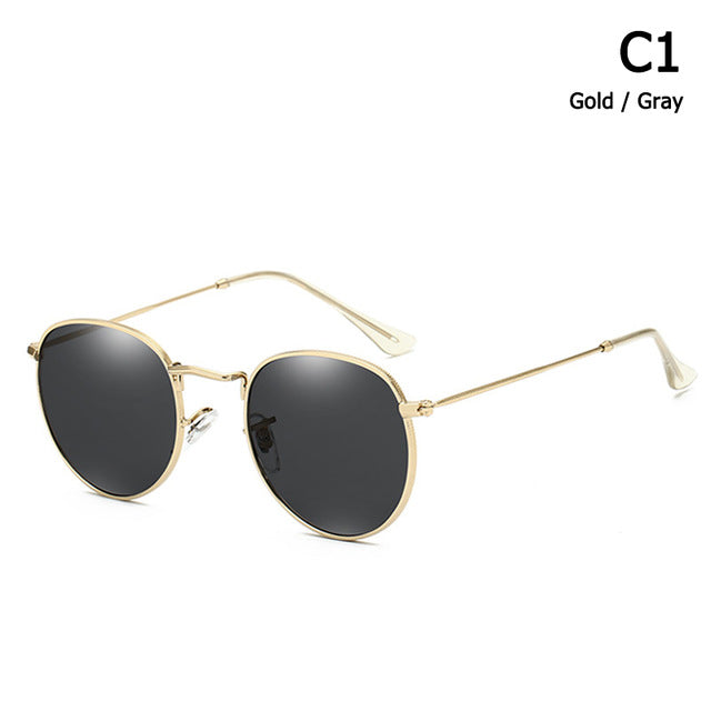Classic 3447 Round Metal Style Sunglasses